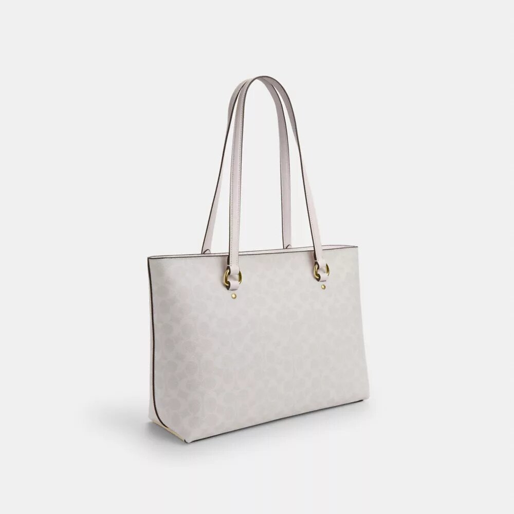 Signature Canvas Station Tote Çantası