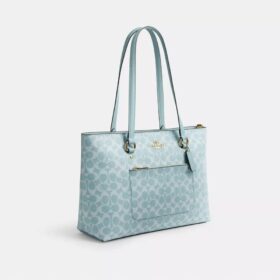 Signature Canvas Station Tote Çantası