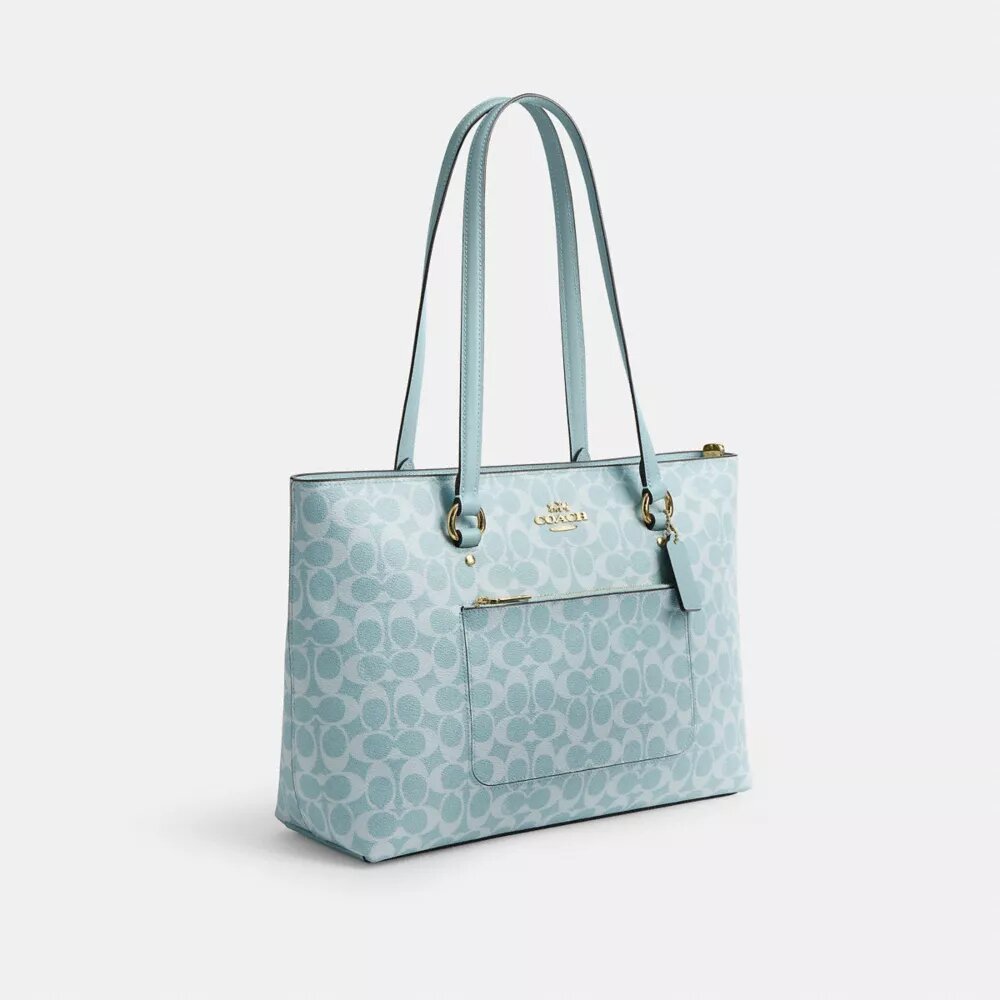 Signature Canvas Station Tote Çantası