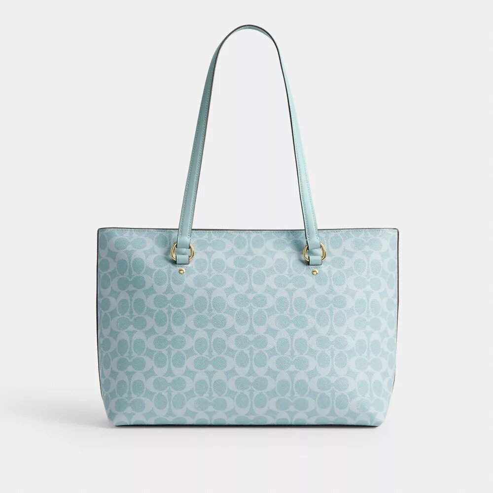 Signature Canvas Station Tote Çantası