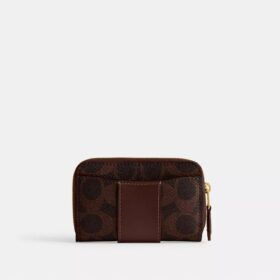 Signature Canvas’tan Üretilmiş Temel Küçük Çevresel Fermuarlı Kartlık