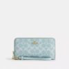 Signature Canvas Uzun Çevresel Fermuarlı Cüzdan
