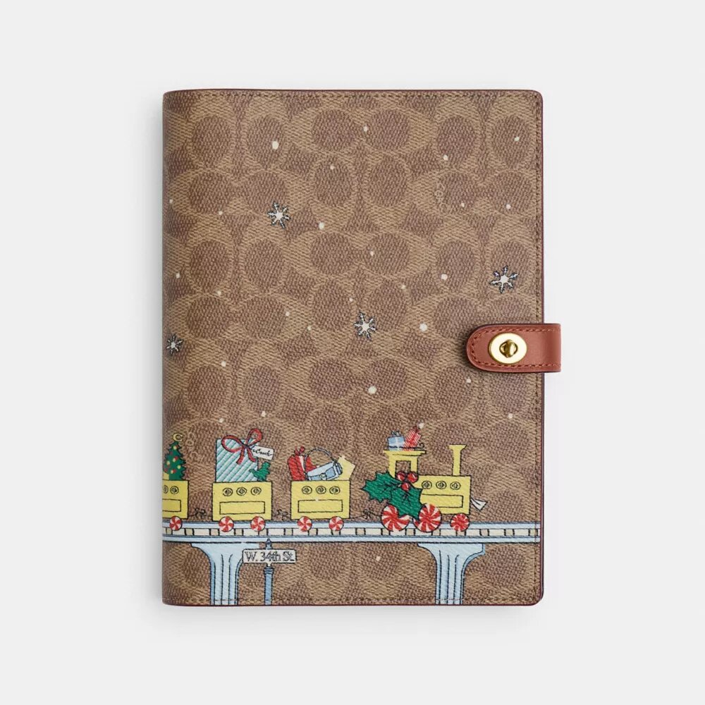 Signature Canvas ve Tatil Treni Desenli Defter