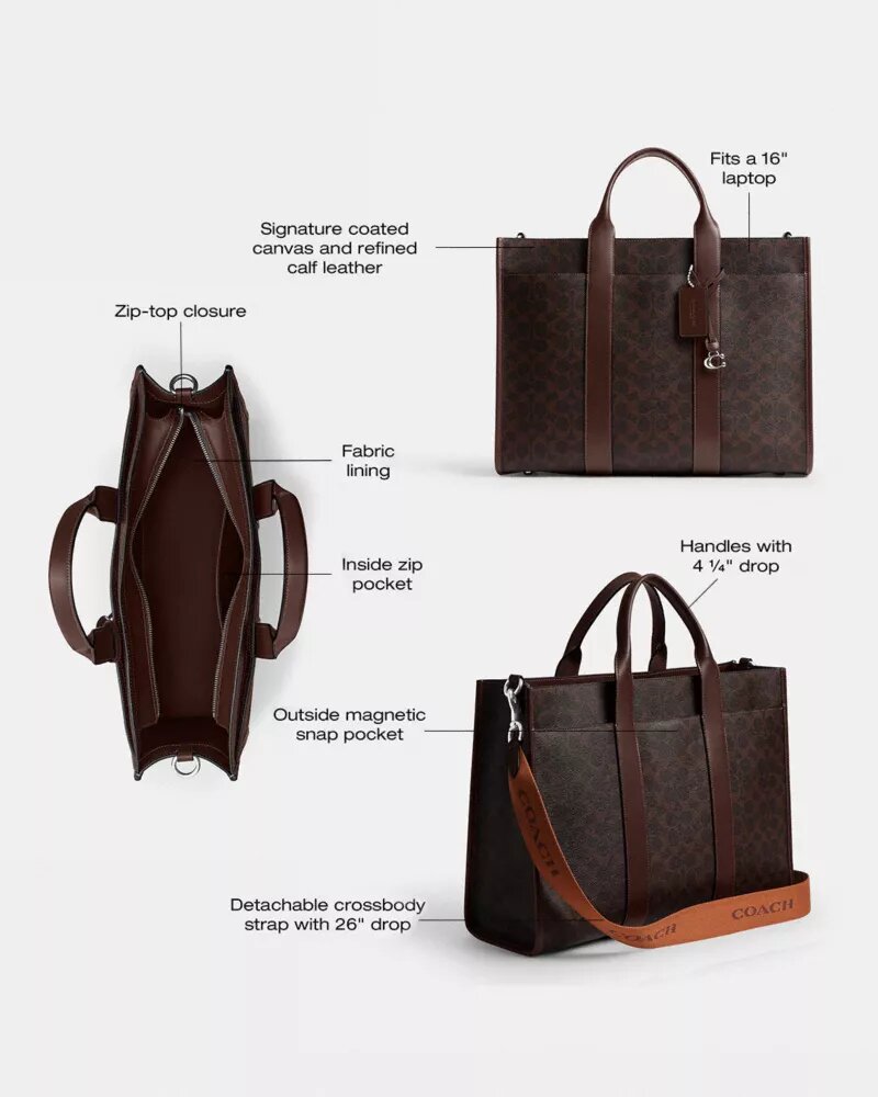Signature Canvas Wesley Tote