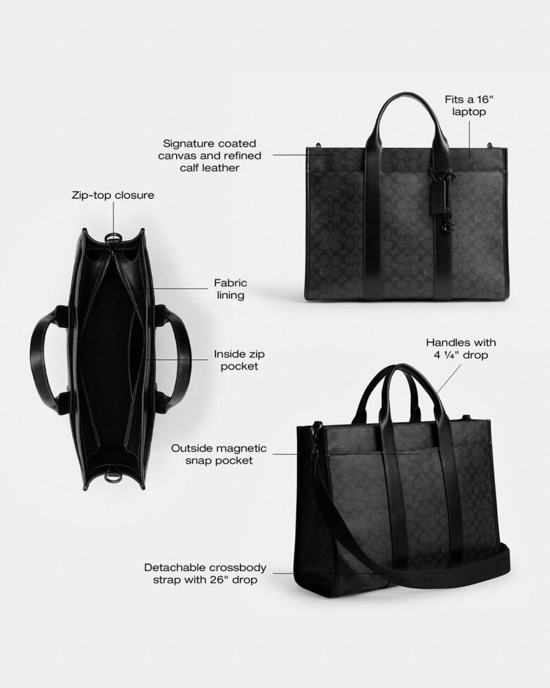 Signature Canvas Wesley Tote