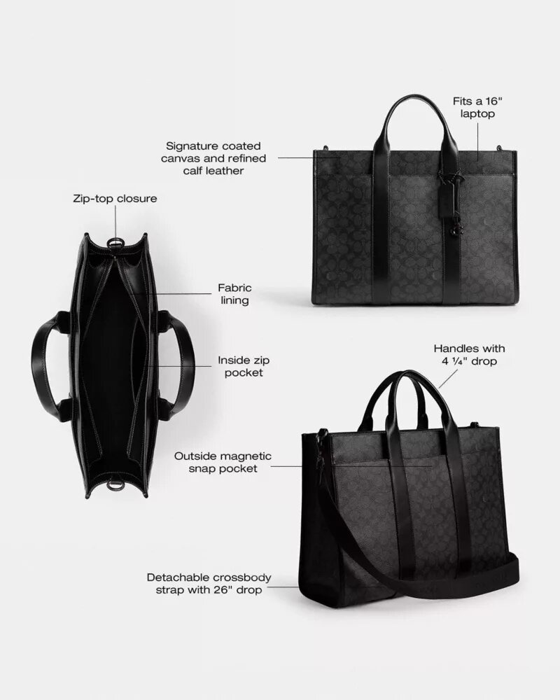 Signature Canvas Wesley Tote
