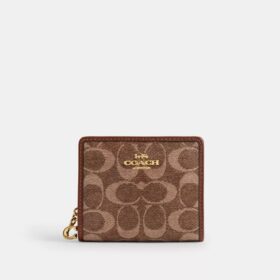 Signature Chenille'den Çıtçıtlı Cüzdan