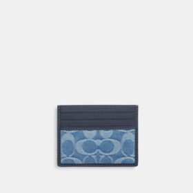 Signature Denim'den İnce Kimlik Kartı Kılıfı