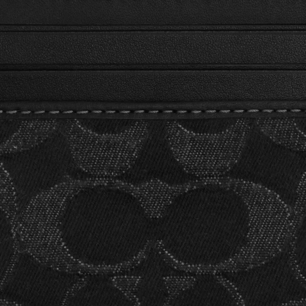 Signature Denim'den İnce Kimlik Kartı Kılıfı