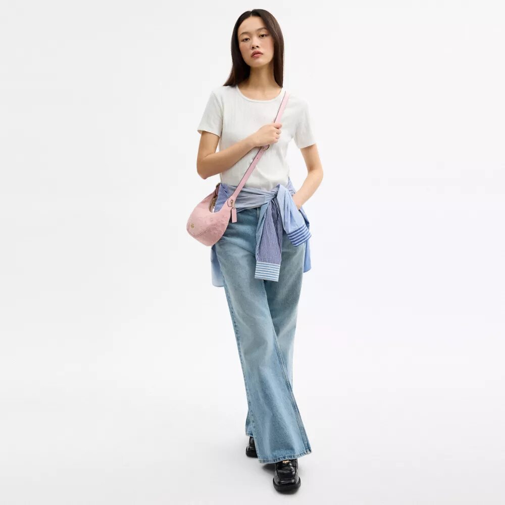 Signature Denim Emily Omuz Çantası