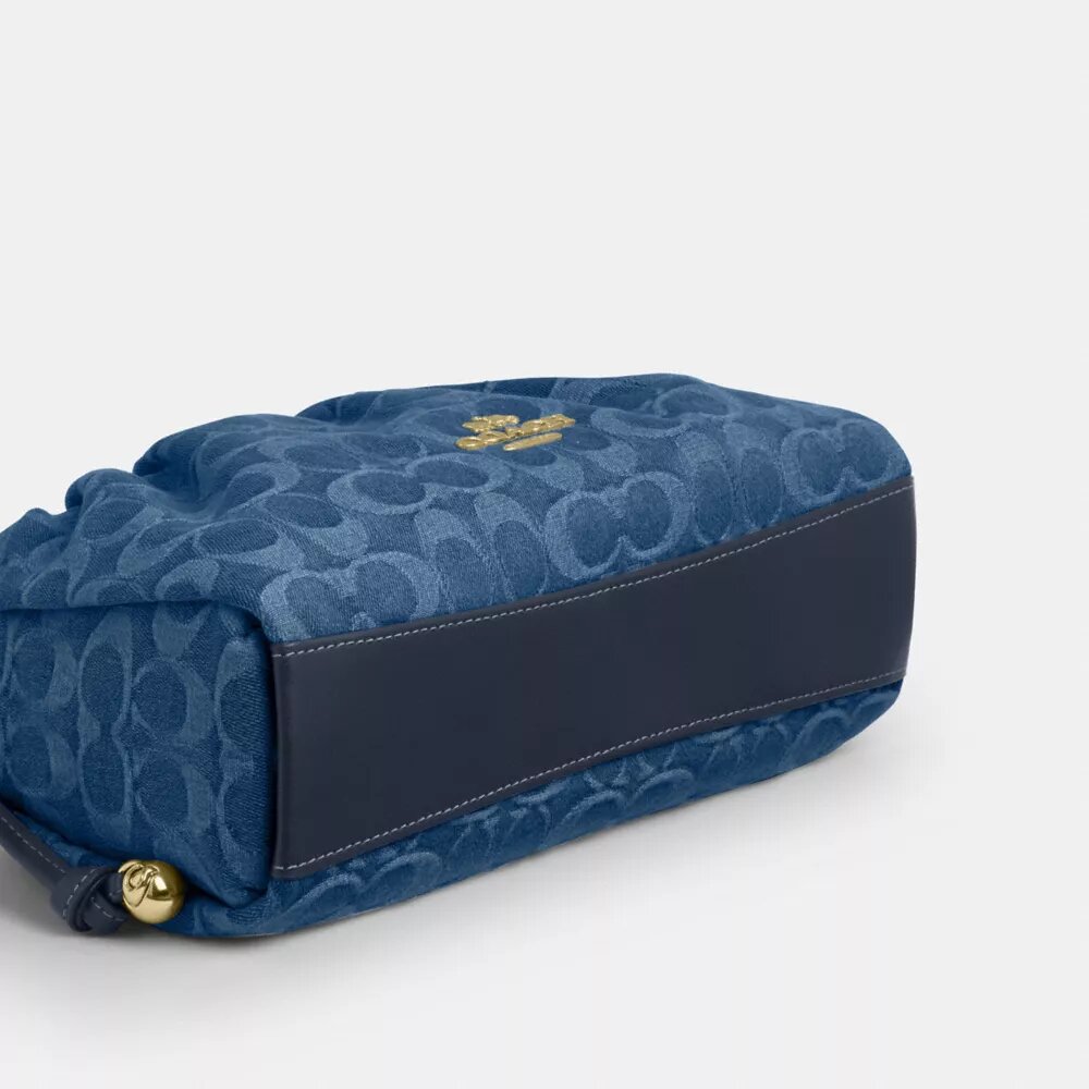 Signature Denim Faye Omuz Çantası