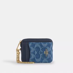 Signature Denim Fermuarlı Kartlık