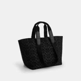 Signature Denim Küçük Tote Çantası