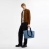 Signature Denim Küçük Tote Çantası
