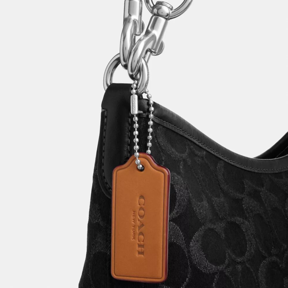 Signature Denim Laurel Omuz Çantası