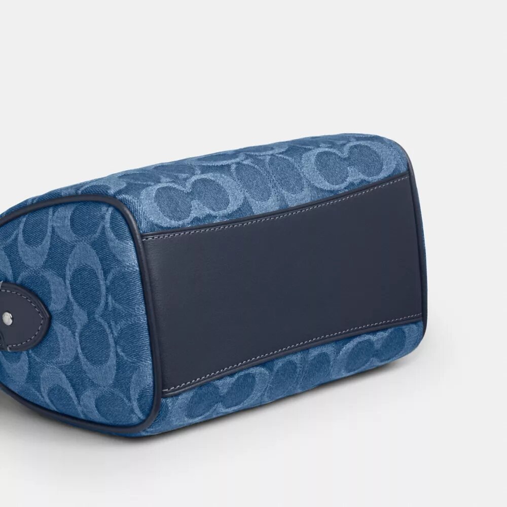 Signature Denim Mini Rowan Çapraz Çanta