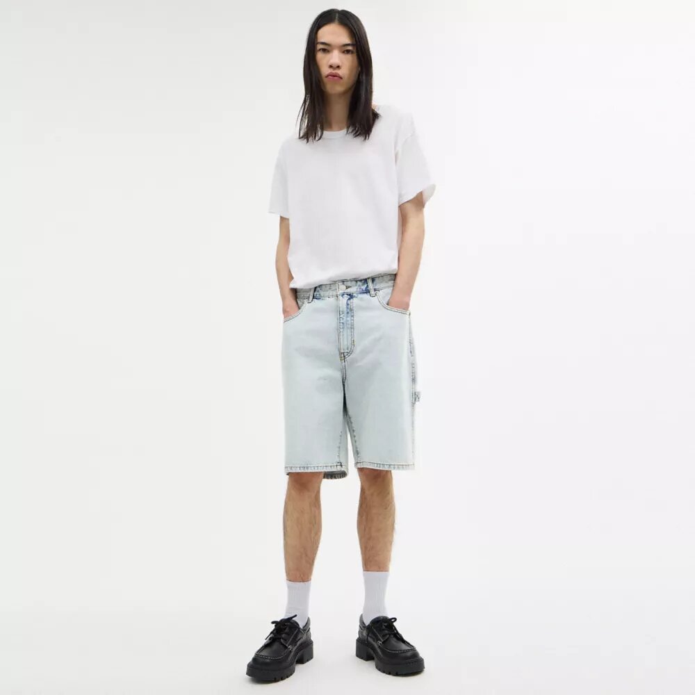Signature Denim Şortlar