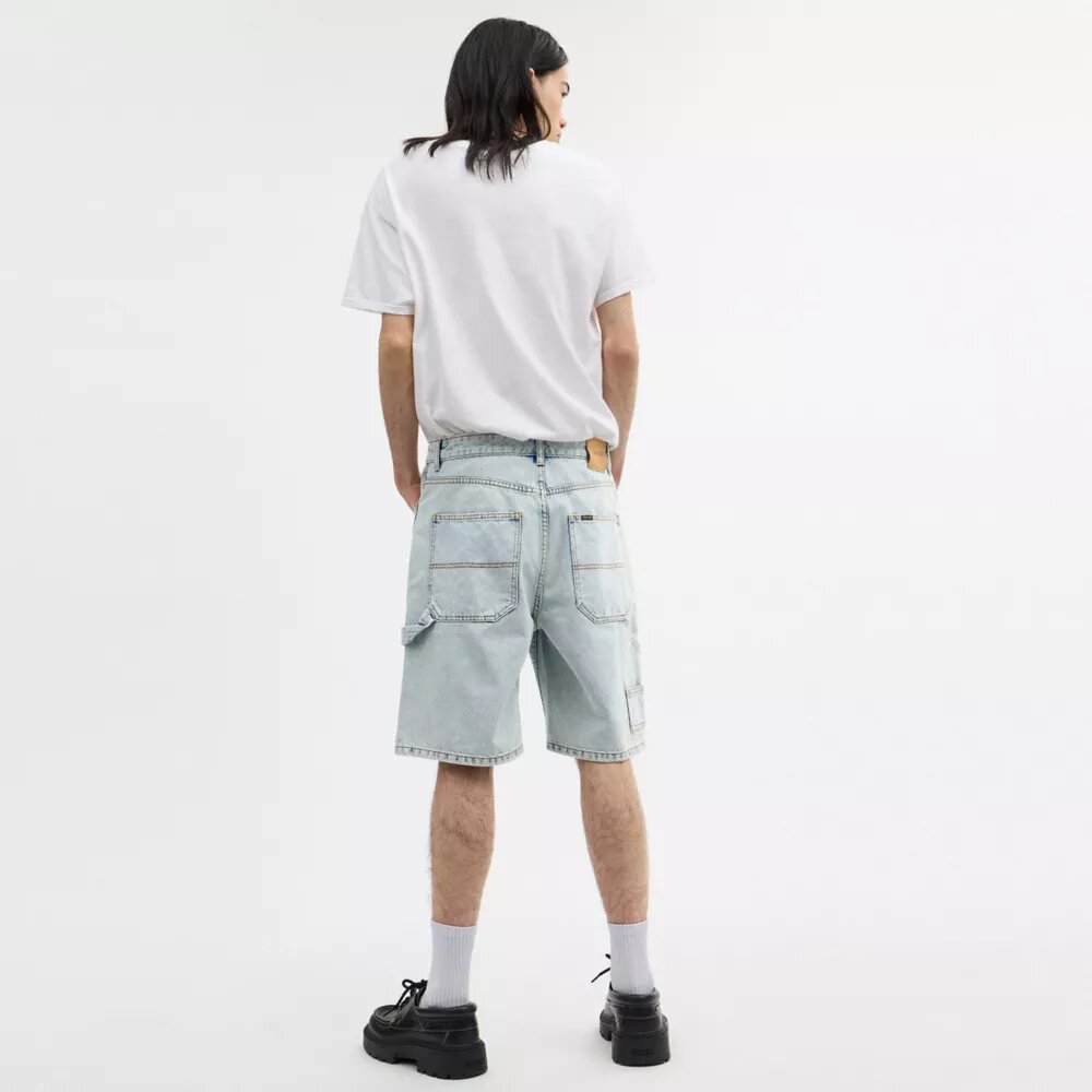 Signature Denim Şortlar