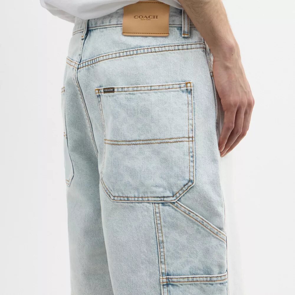 Signature Denim Şortlar
