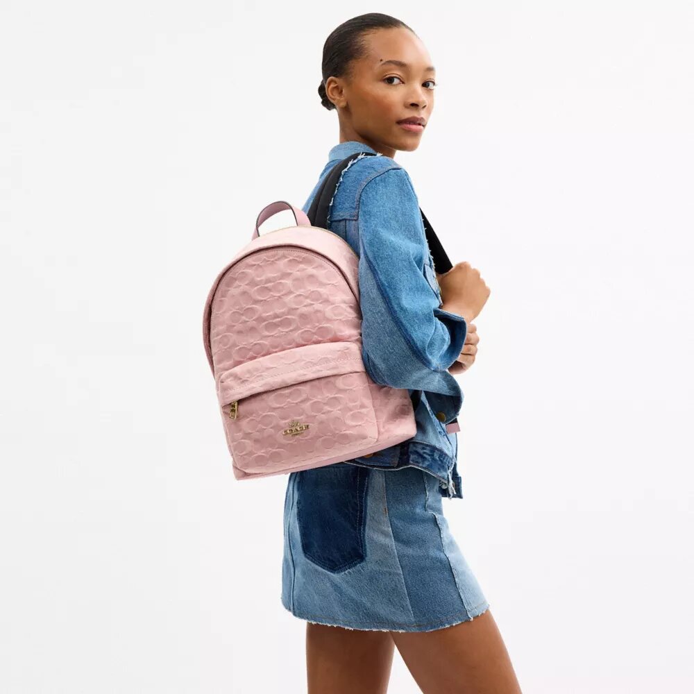 Signature Denim Taylor Küçük Sırt Çantası