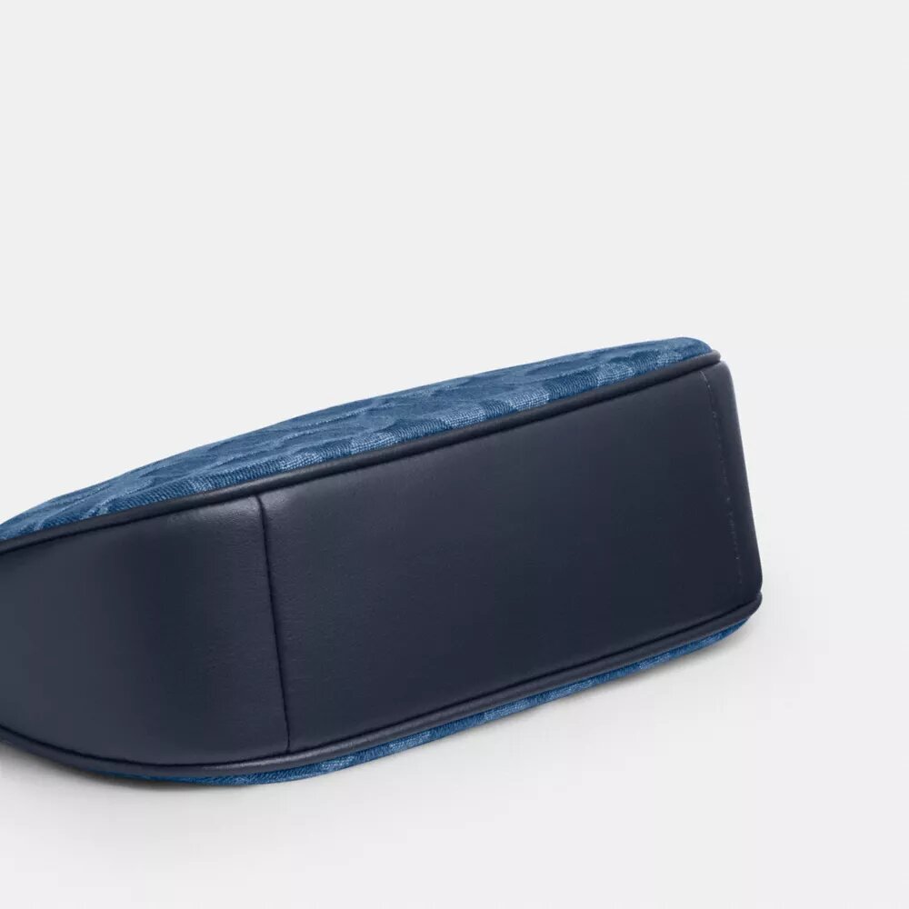 Signature Denim Teri Mini Çapraz Çanta