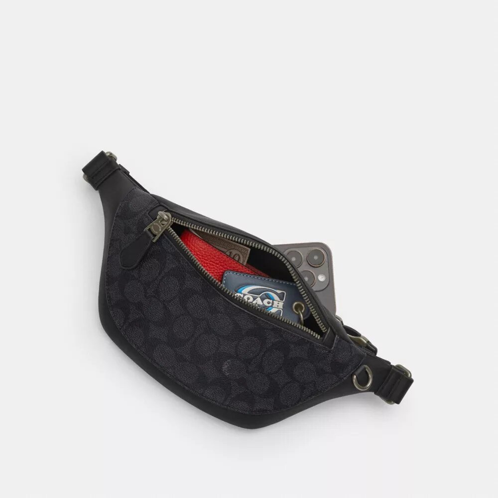 Signature Canvas Warren Mini Bel Çantası