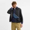 Signature Denim Warren Mini Bel Çantası