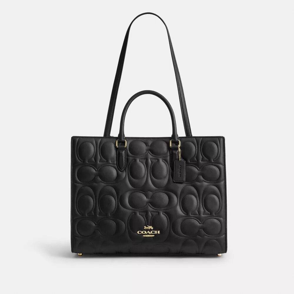 Signature Deri Maggie Tote Çantası
