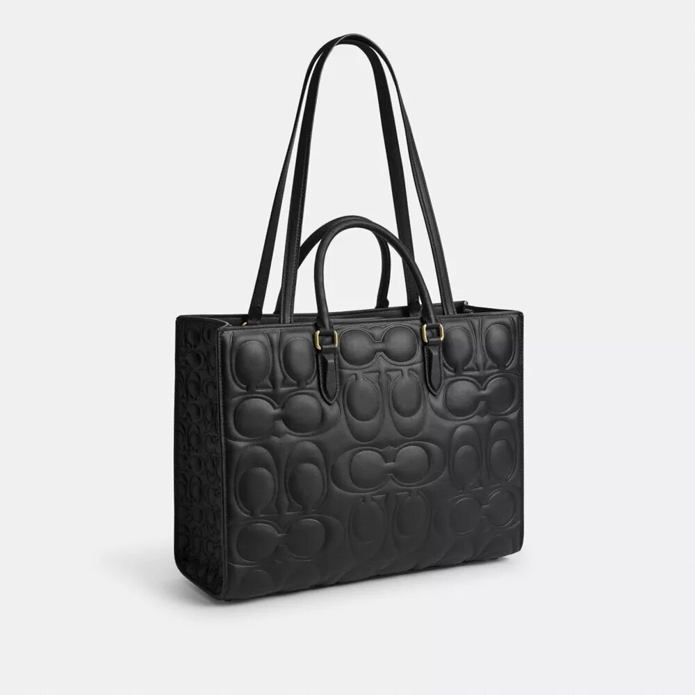 Signature Deri Maggie Tote Çantası