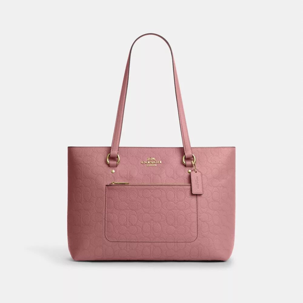 Signature Deri Station Tote Çantası