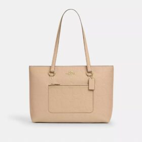Signature Deri Station Tote Çantası