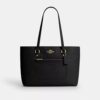 Signature Deri Station Tote Çantası