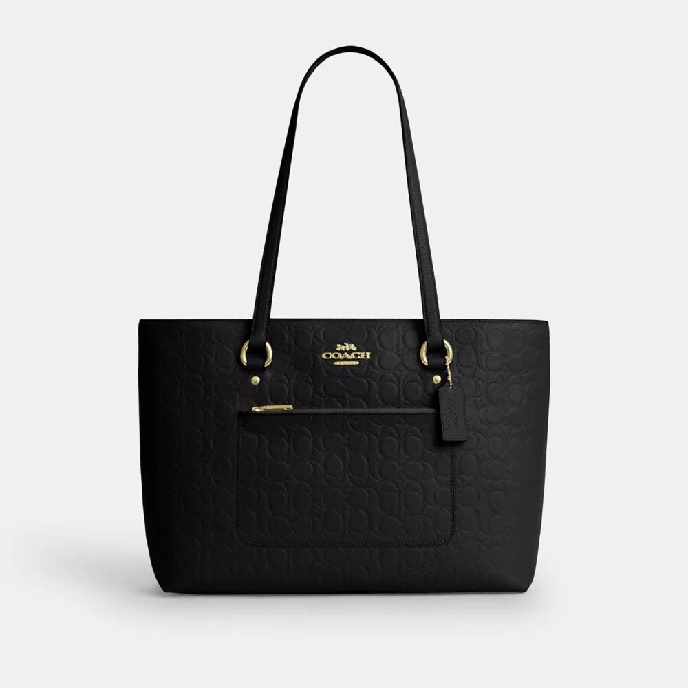 Signature Deri Station Tote Çantası