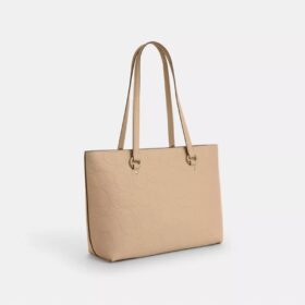 Signature Deri Station Tote Çantası
