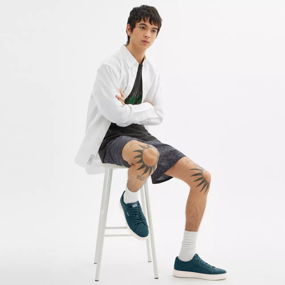 Signature Jakarlı Kanvas Sneaker'lar