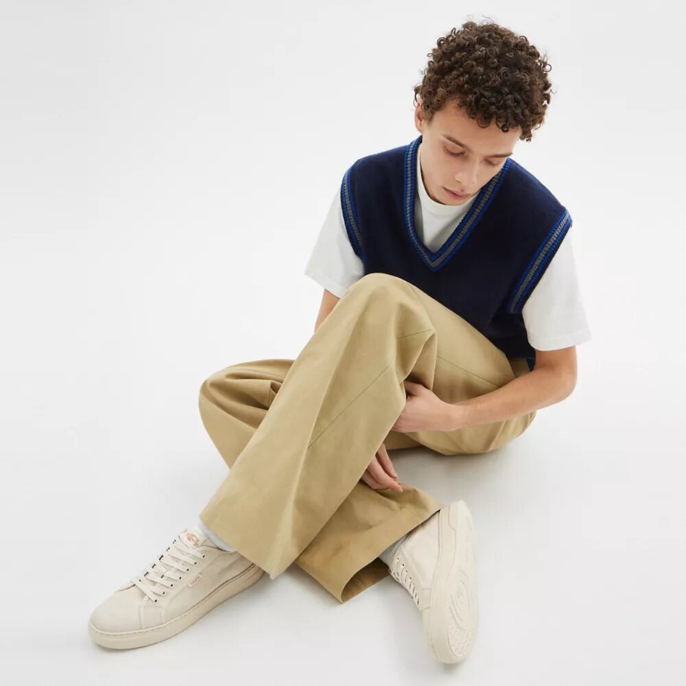 Signature Jakarlı Kanvas Sneaker'lar