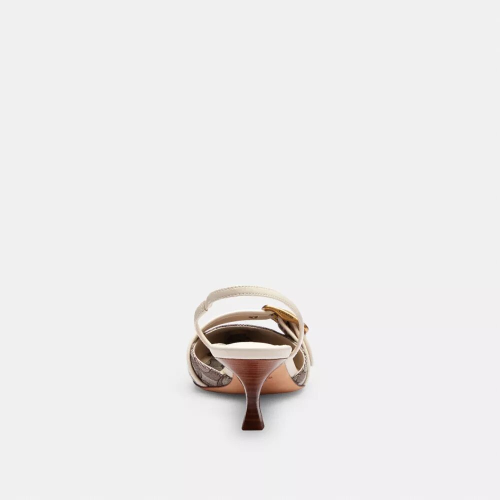 Signature Jakarlı Margot Slingback Ayakkabılar