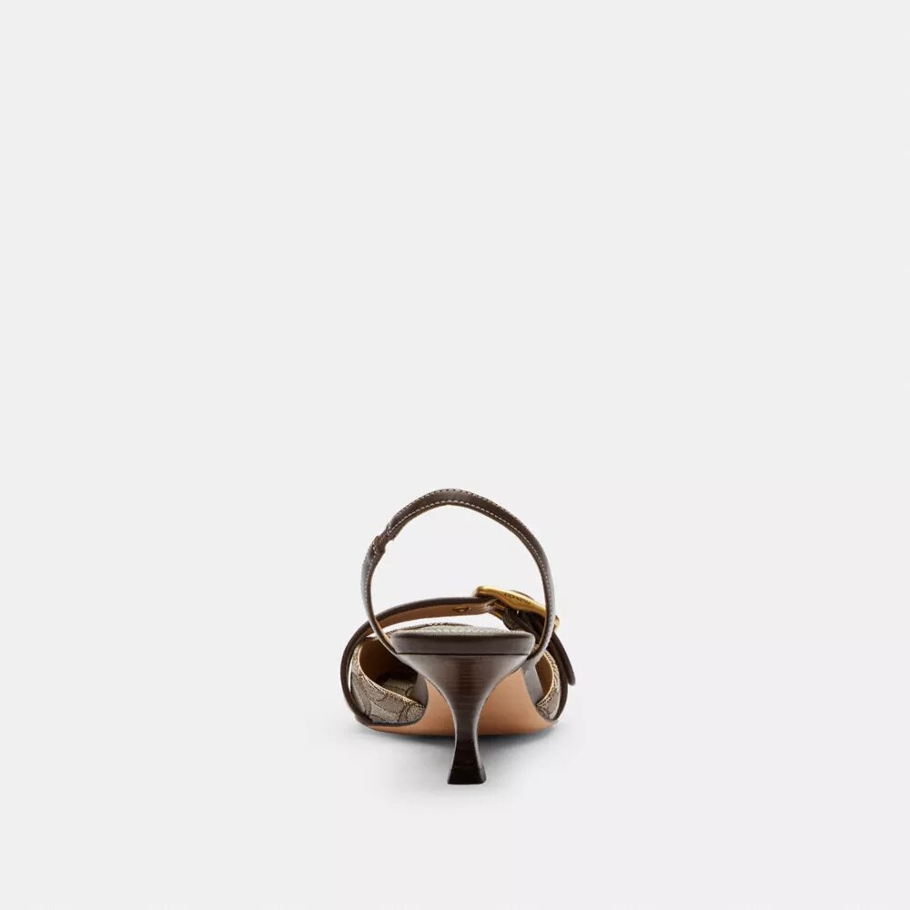 Signature Jakarlı Margot Slingback Ayakkabılar