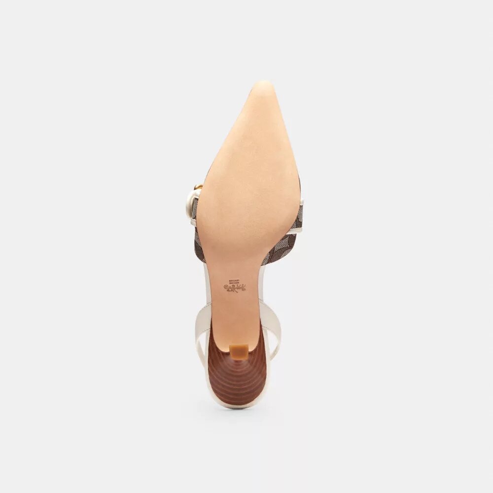 Signature Jakarlı Margot Slingback Ayakkabılar