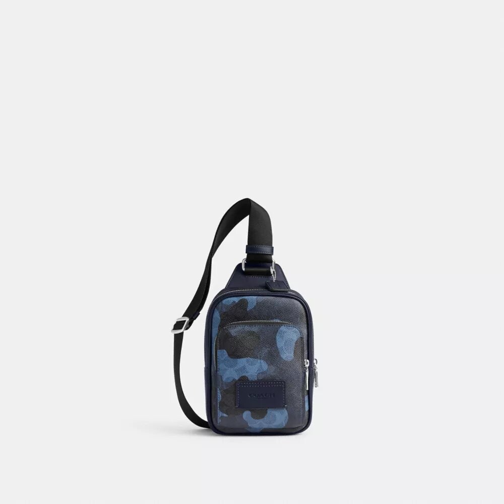 Signature Kamuflaj Desenli Racer Sling Çanta