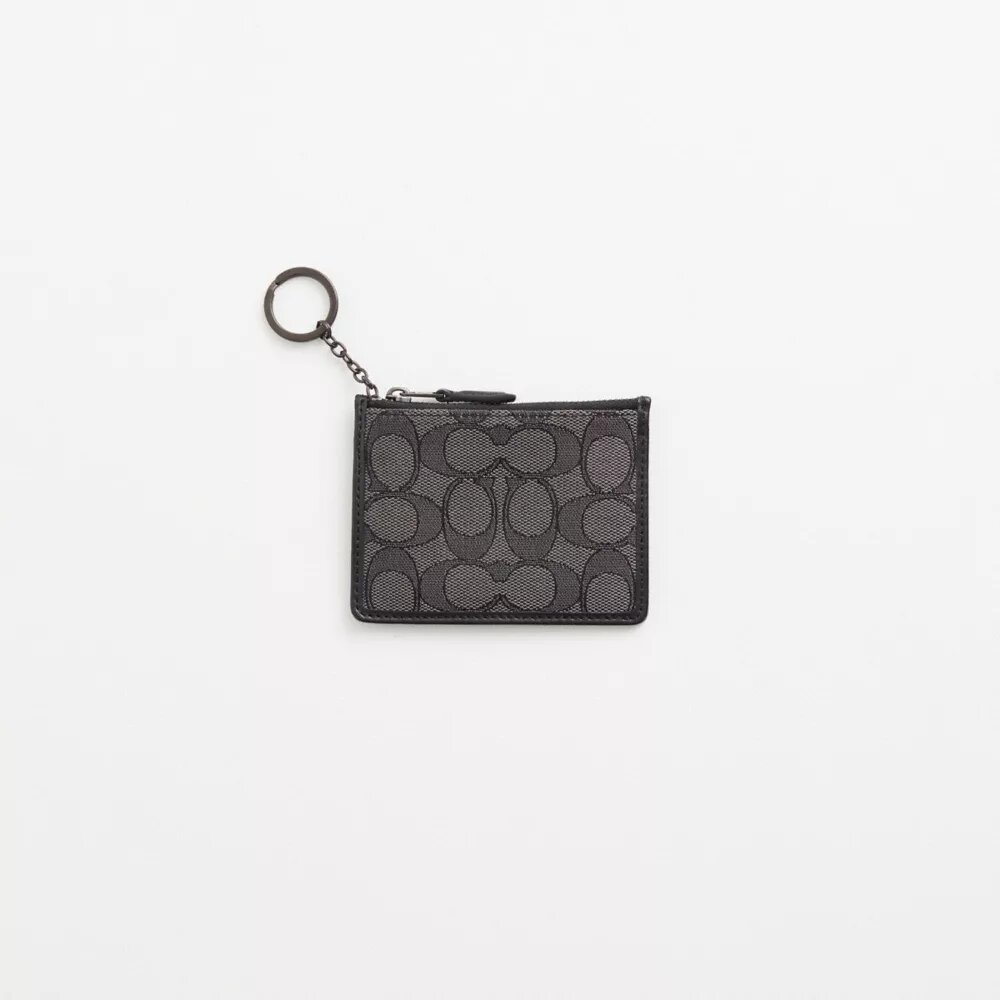 Signature Tekstil Jakarlı Restored Mini Skinny Kimlik Çantası