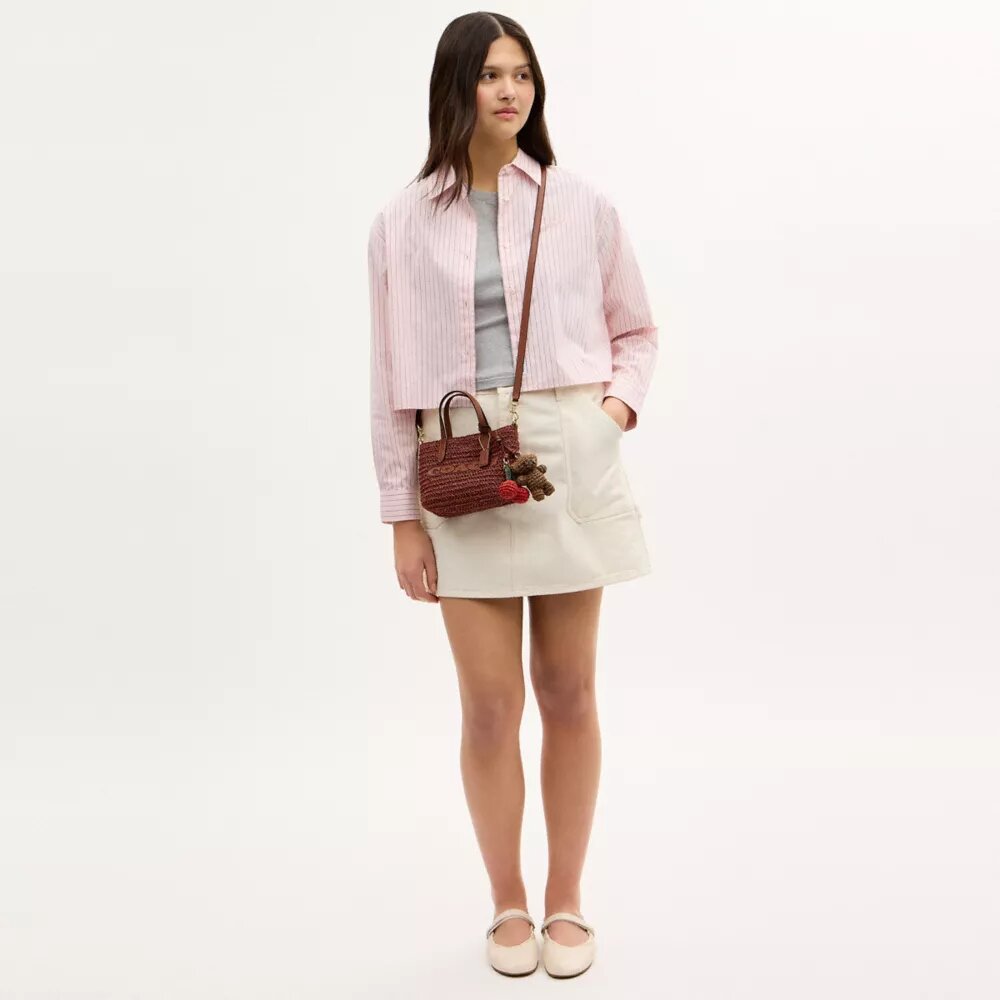 Süsler Detaylı City Mini Tote Çantası