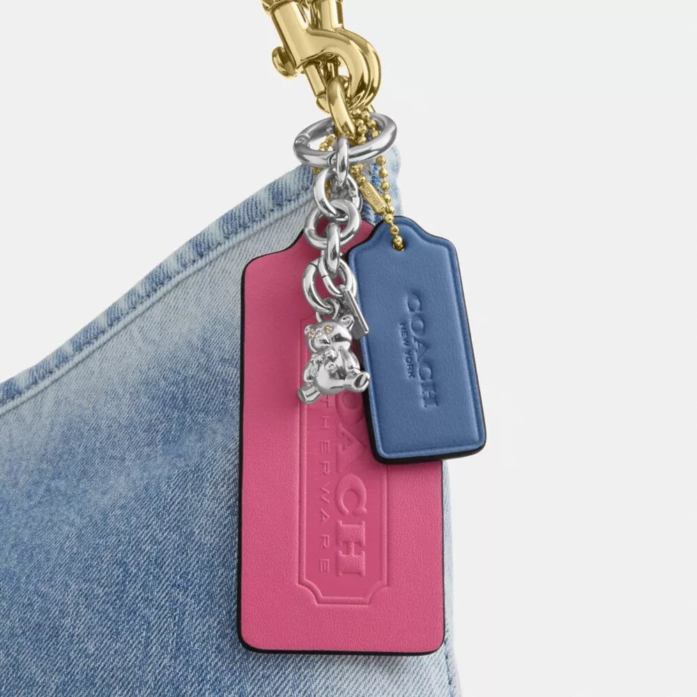 Süsler Detaylı Loved Denim Laurel Omuz Çantası