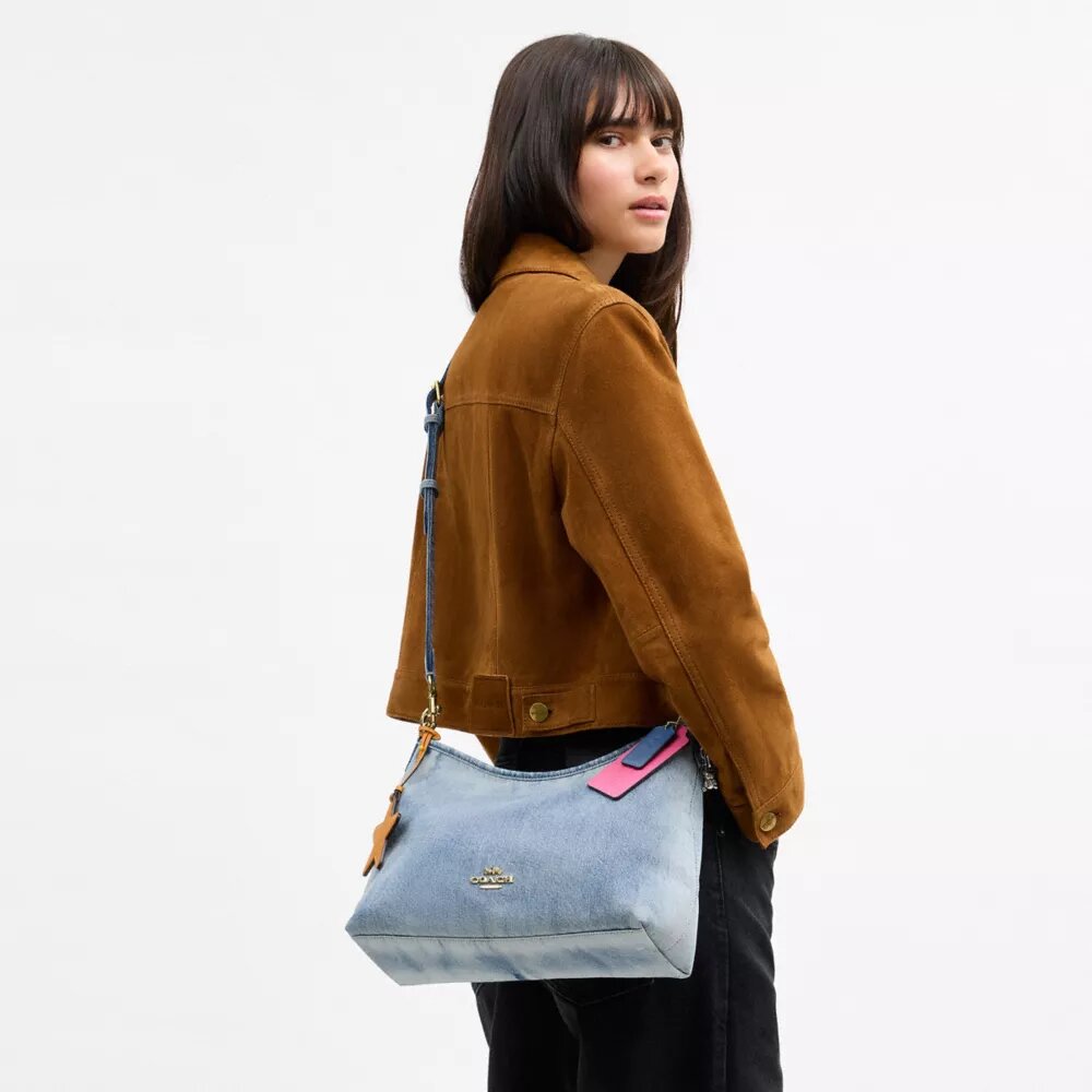 Süsler Detaylı Loved Denim Laurel Omuz Çantası