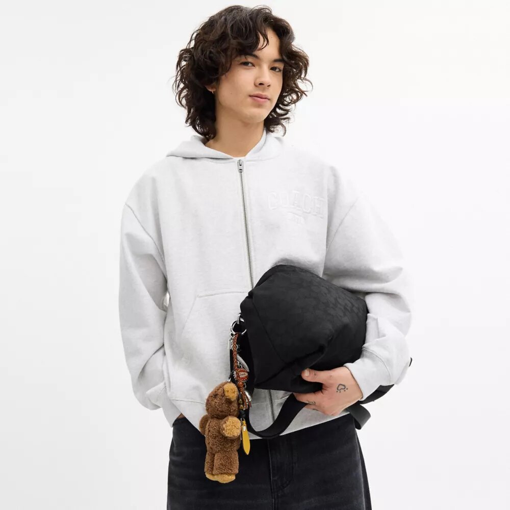 Süsler Detaylı İmza Naylon Leo Crossbody