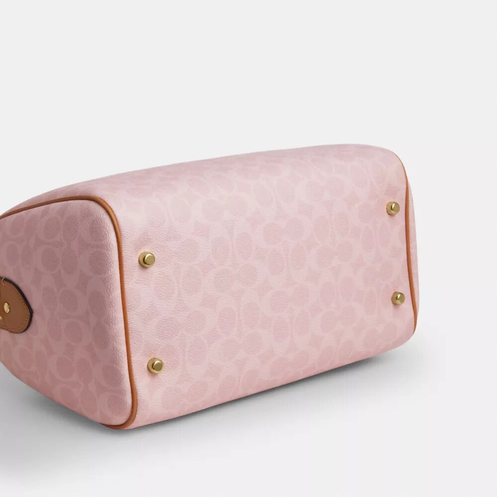 Süsler Detaylı Signature Canvas Rowan Büyük Satchel Çanta