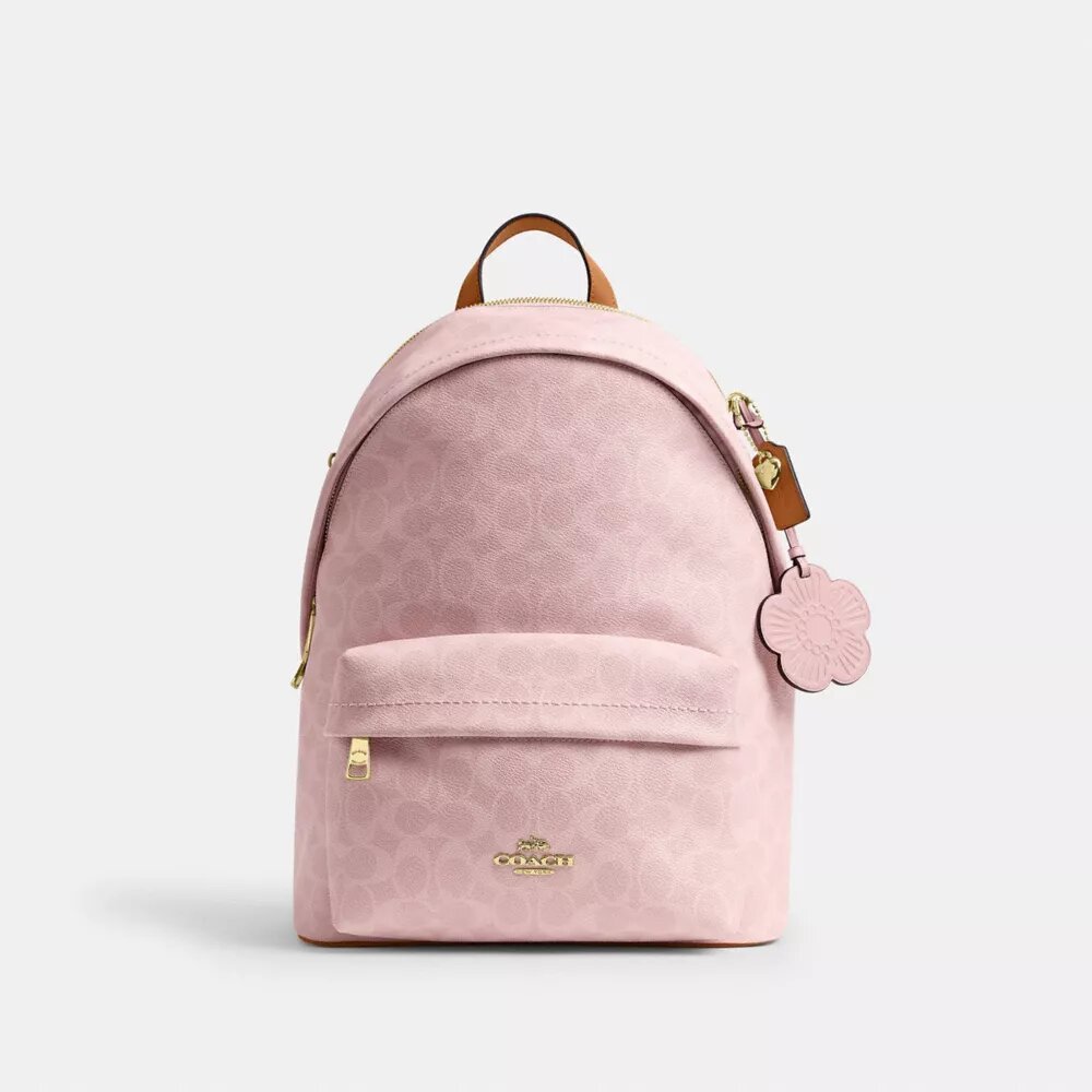Süsler Detaylı, Signature Canvas Taylor Küçük Sırt Çantası