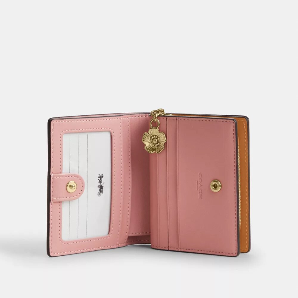 Süsler Detaylı Signature Canvas Çıtçıtlı Cüzdan
