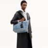 Süsler ile Detaylı Loved Denim Tote Çantası