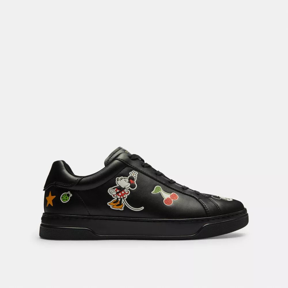 Sticker Baskılı Disney X Coach Bilekli Sneaker'lar
